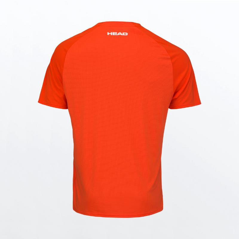 Frente camiseta topSpin Mandarina Print Vision