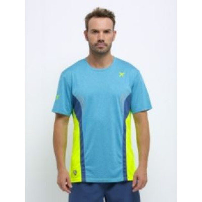 T-SHIRT DROP SHOT CONTRA ROUPA AZUL PADDLE