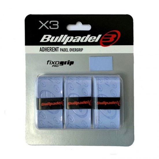 Blister Bullpadel 3 Overgrips GB1202 FixoGrip Bleu