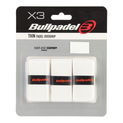 Blister Bullpadel 3 Overgrips GB1603 Senso White