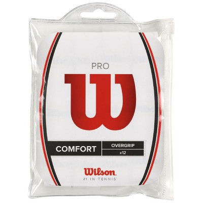 Blister Wilson 12 Overgrips Pro Blanc