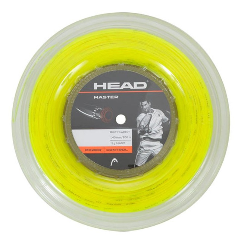 Carretel de Corda Head Master 200m 1,40mm Amarelo