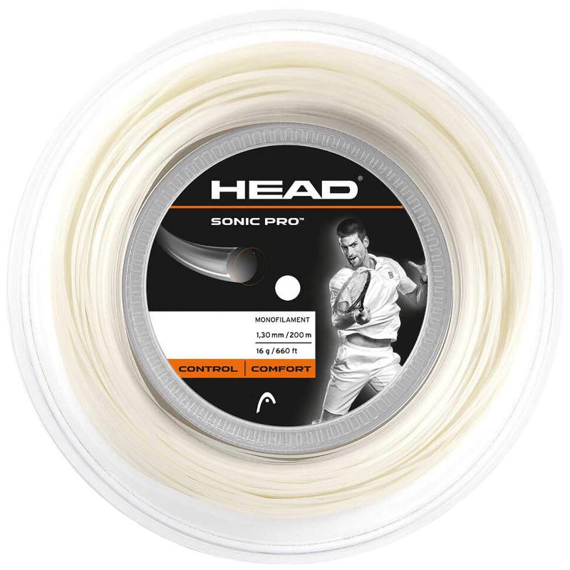 200m Head Sonic Pro 1.30mm Carretel de Corda Branca