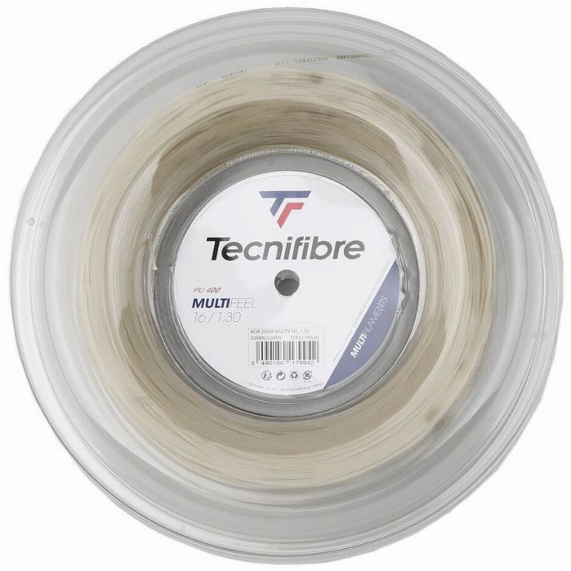 Carretel de Cordas Natural Tecnifibre Multifeel 1.30mm 200m