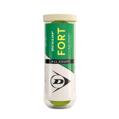 Bote de 3 Pelotas Dunlop Fort All Court