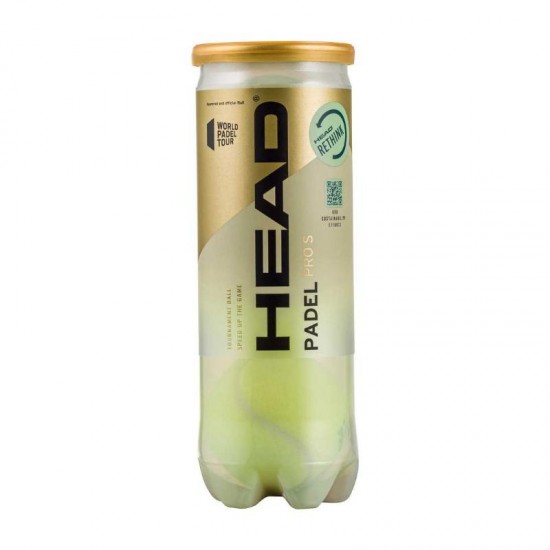 Vaso di 3 palline Head Padel Pro S