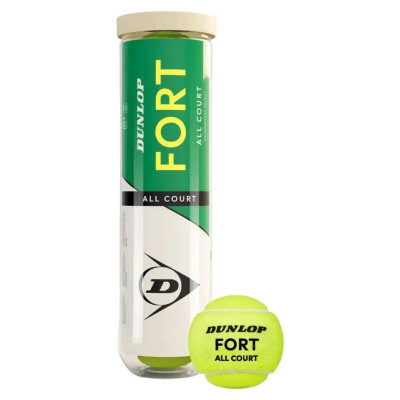 Bote de 4 Pelotas Dunlop Fort All Court Tenis