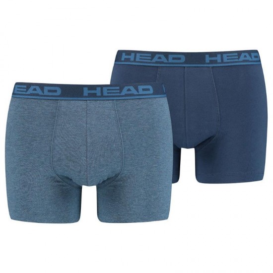 Cabeca Boxers Basico Sky Blue 2 Unidades