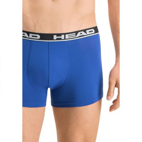 Cabeca Boxers Basica Azul Preto 2 Unidades