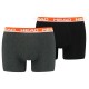 Head Basic Boxers Gris Rouge 2 Unites