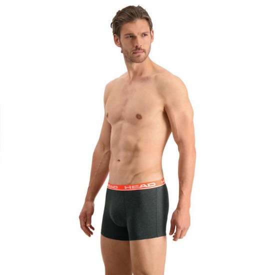 Head Basic Boxers Gris Rouge 2 Unites