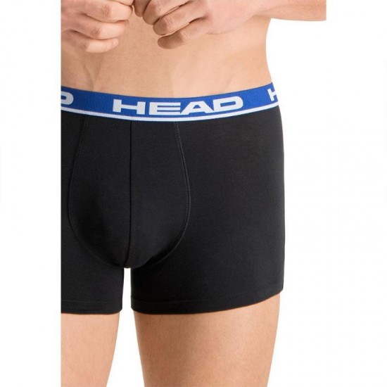 Head Basic Black Blue Boxers 2 Units