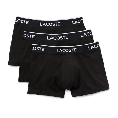 Lacoste Boxer Casual Noir 3 Unites