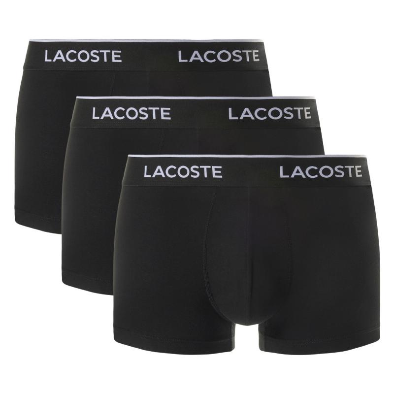Boxers Lacoste Preto 3 Unidades