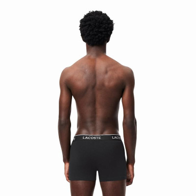 Boxers Lacoste Preto 3 Unidades