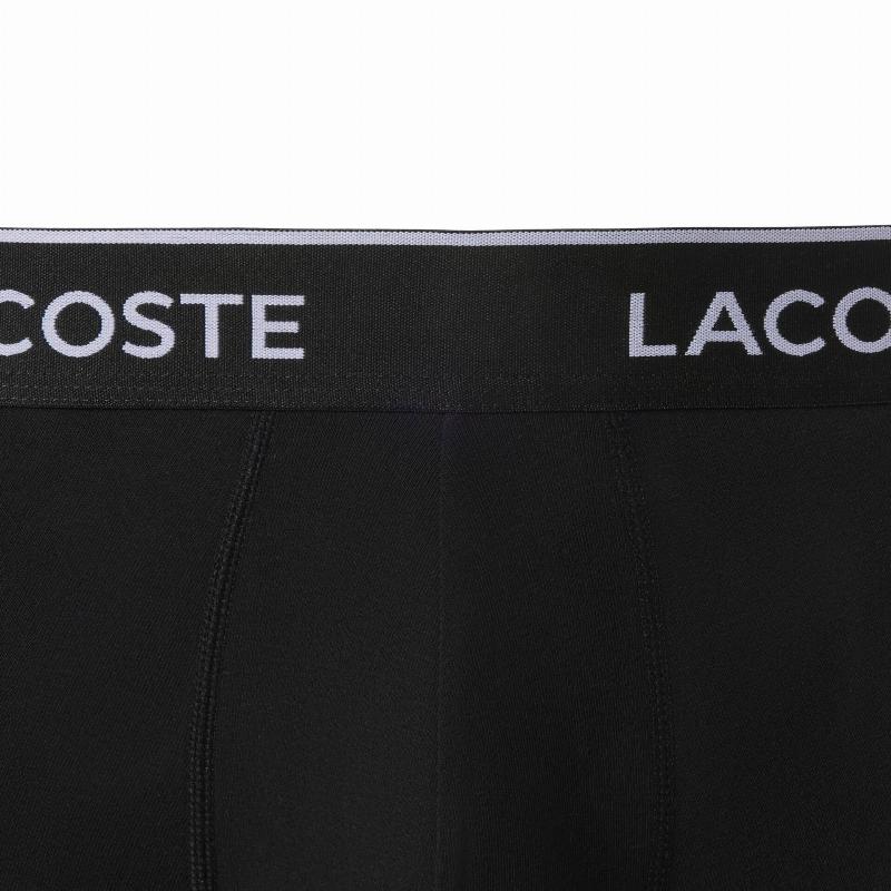 Boxers Lacoste Preto 3 Unidades
