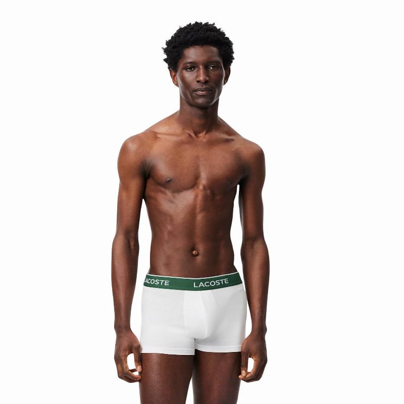 Lacoste Black White Gray Vigore Boxers 3 Units
