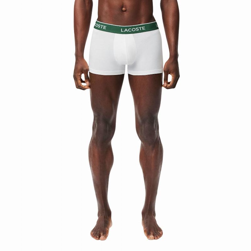 Lacoste Black White Gray Vigore Boxers 3 Units