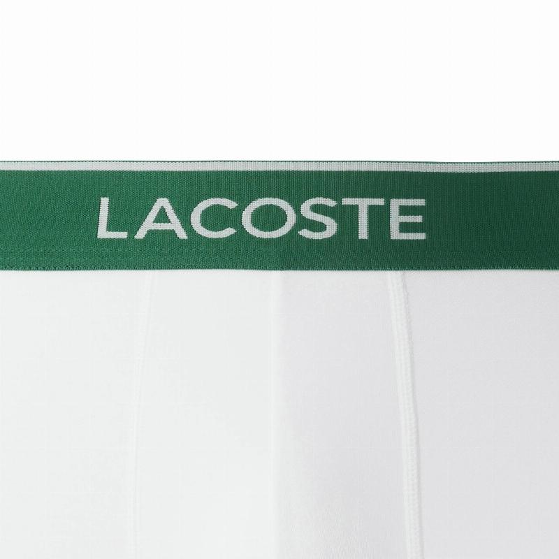 Lacoste Black White Gray Vigore Boxers 3 Units