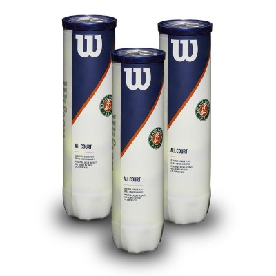 Pack de 3 deriveurs Wilson Roland Garros 4-Pack