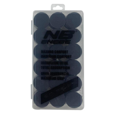 Enebe Box 18 Overgrip Liscia Nero
