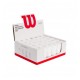 Couvre-poignees Wilson Pro Padel Box perfore blanc 60