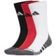 Adidas Cushioned Crew Socks Red Black White 3 Pairs