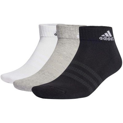 Adidas Cavigliere Imbottite Bianco Nero Grigio 6 paia