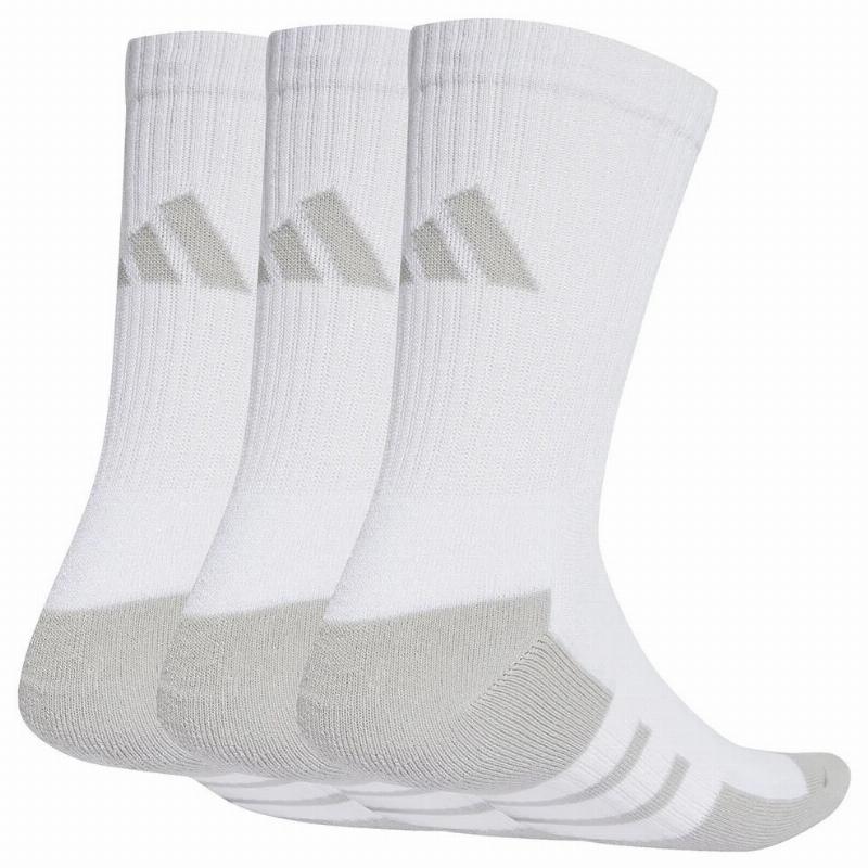 adidas Essentials Chaussettes mi-cou rembourrees Blanc Gris 3 paires