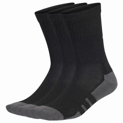 Calcetines Adidas Essentials Crew Ammortizzato Gris 3 Pares