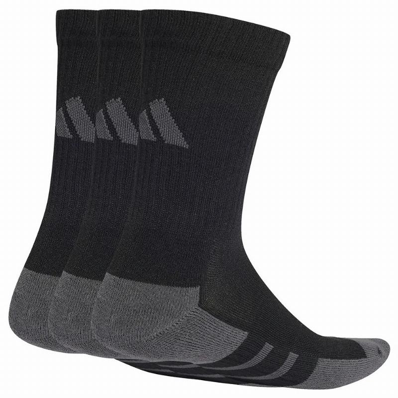 Calcetines Adidas Essentials Camisola Acolchoada Negro Gris 3 Pe?as