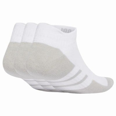 Calcetines Adidas Essentials Ammortizzato Basso Blanco Gris 3 Pares