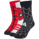 Meias Adidas Spiderman Branco Vermelho Preto 3 Pares