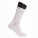 Chaussettes hautes couronnes noires blanches 3 paires