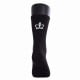 Chaussettes noires hautes Black Crown Premium 1 paire