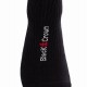 Chaussettes noires hautes Black Crown Premium 1 paire