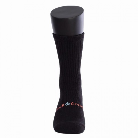 Calcetines Black Crown Pro Altos Negro Coral 1 Par