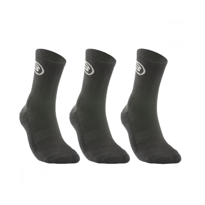 Calcetines Bullpadel BP252 3 Pares Negro