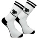 Cartri Adler High White Black Socks 1 Par