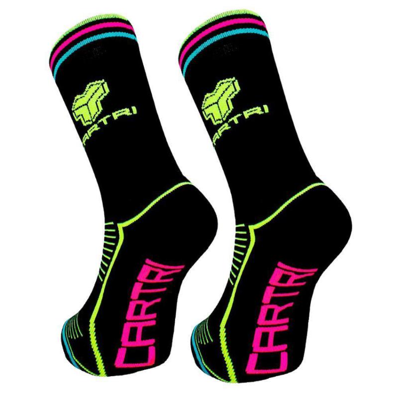 Calcetina Cartri Nerva High Negro 1 Par