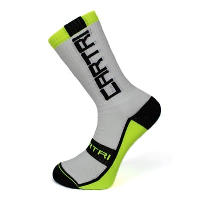 Cartri Slash High White Fluor Socks 1 Par