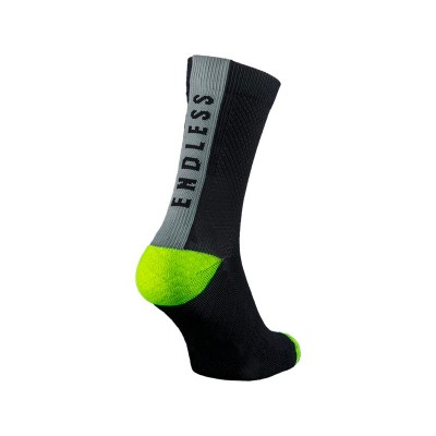 Calcetines Endless SOX Medium Negro Amarillo