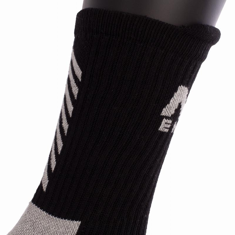 Enebe Future chaussettes mi-mollet, Noir gris 1 paire