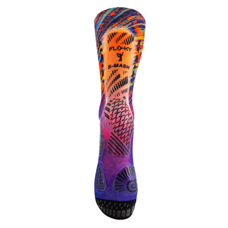 Chaussettes Floky S-Mash 3D Fantasy Rio Orange Bleu