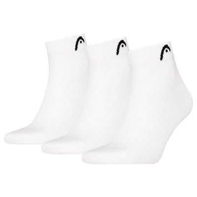 Calcetines Head All Sports Quarter Blanco 3 Pecas