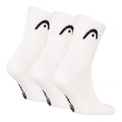 Calcetines Head Tutti gli Sport Pantaloncini Crew Blanco 3 Pares