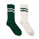 Chaussettes hautes Lacoste Blanc Vert