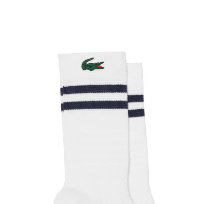 Lacoste Sport High Cut Socks Navy White 1 Pair