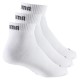 Puma Quarter White Socks 3 pairs