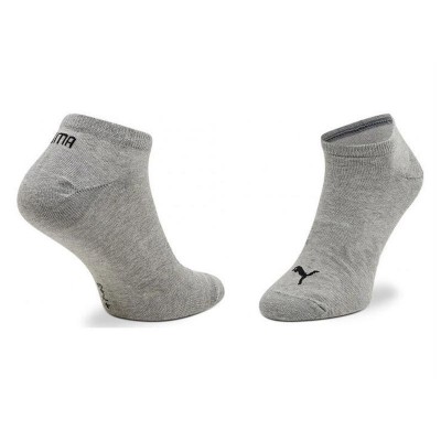 Puma Chaussettes Sneaker Noir Blanc Gris 3 paires